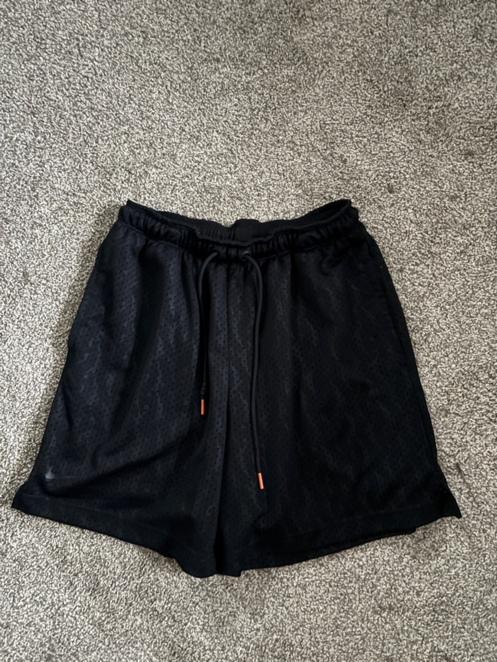 Nike Black Athletic Mesh Shorts